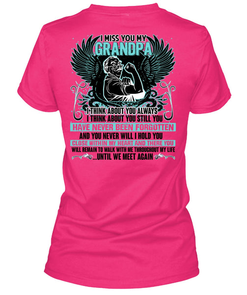 I Miss You My Grandpa T Shirt, I Love Grandpa T Shirt