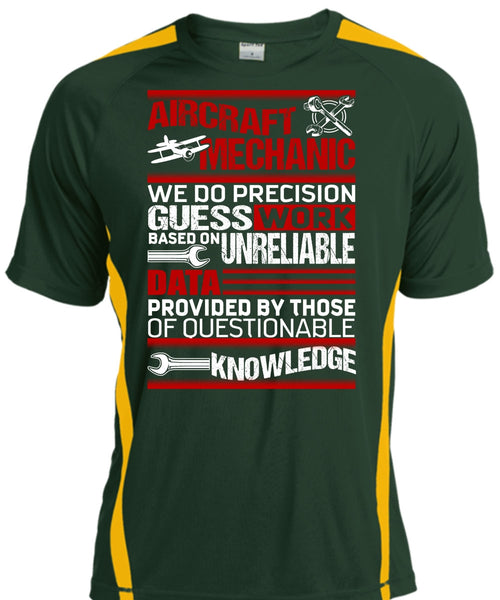Aircraft Mechanic T Shirt, We Do Precision Guesswork T Shirt, Cool Shirt