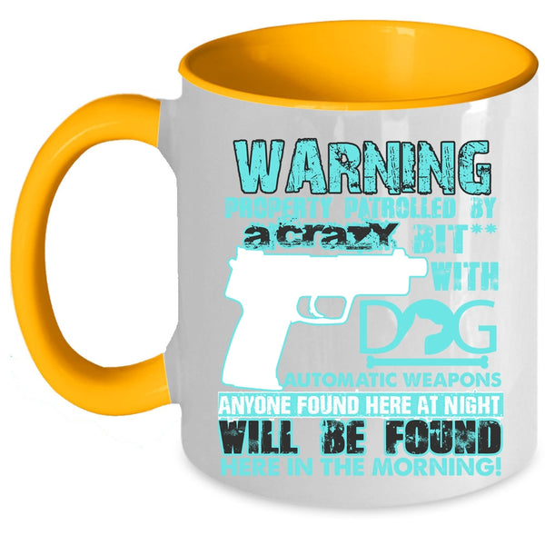 Cool Gift For Dog Owner Coffee Mug, Crazy Dog Accent Mug