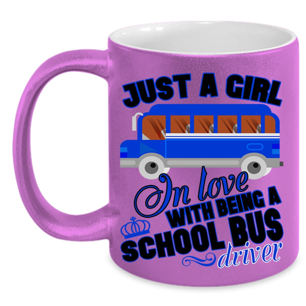 Being A School Bus Driver Coffee Mug, Cool Girls Accent Mug