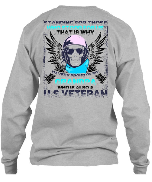 Grandpa Who Is Also US Veteran T Shirt, I Love Veteran T Shirt