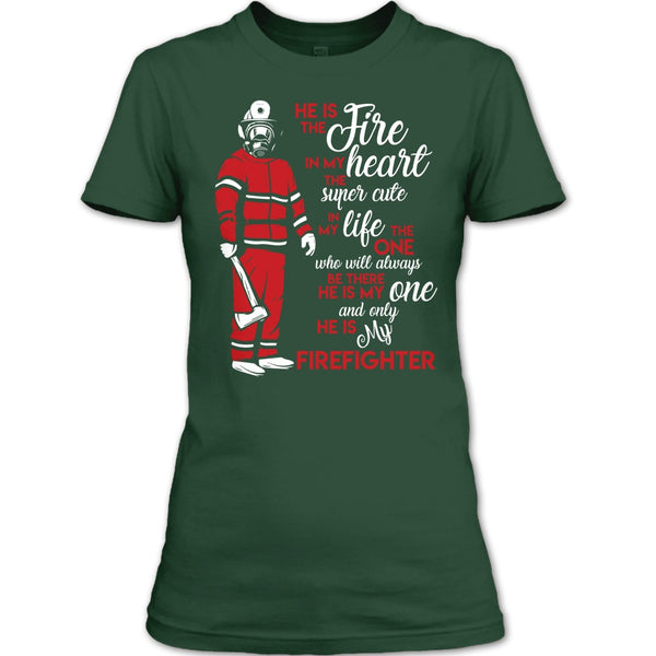 My Man Risk His Life To Save Strangers T Shirt, Coolest Firefighter T Shirt