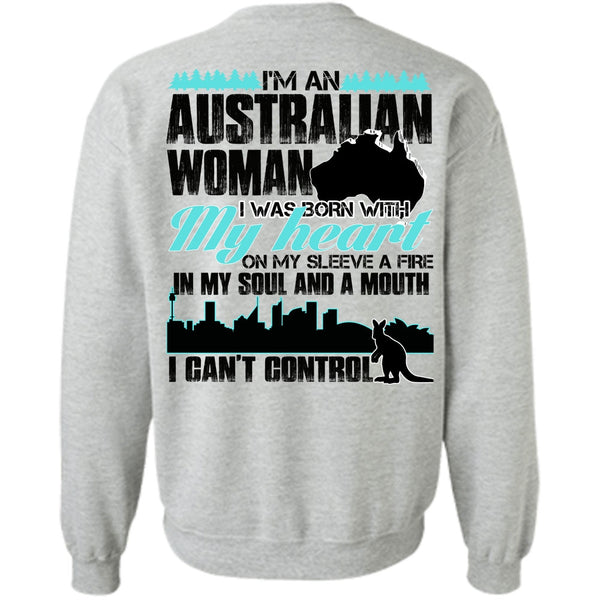 I Love Australian T Shirt, I'm An Australian Woman Sweatshirt