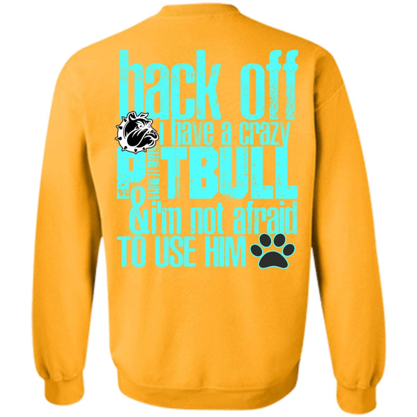 I Love Pit Bull T Shirt, I Have A Crazy Pit Bull Sweatshirt