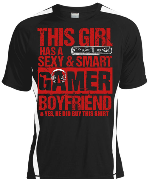 A black t-shirt with the shopify logo