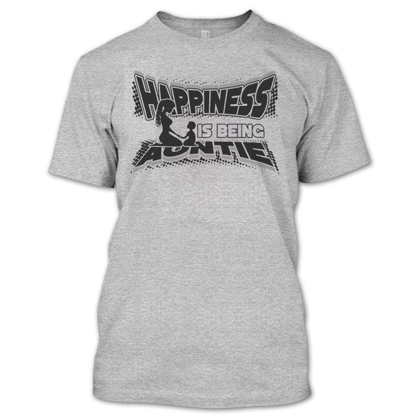 Happiness Is Being Autie T Shirt, Gift For Aunt T Shirt