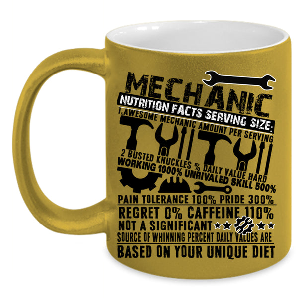 Awesome Mechanics Coffee Mug, Mechanic Accent Mug