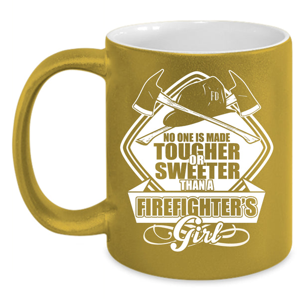 Firefighter's Girl Coffee Mug, Beautiful Wife Coffee Cup