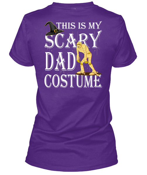 This Is My Scary Dad Costume T Shirt, Funny Halloween T Shirt