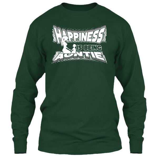Happiness Is Being Autie T Shirt, Coolest Auntie T Shirt