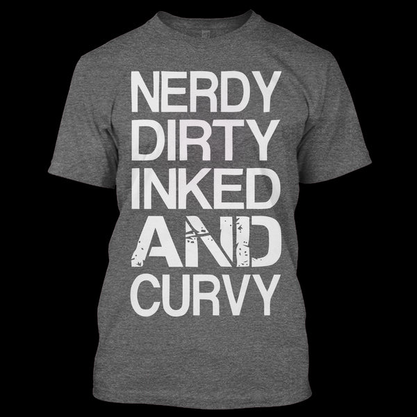 A black t-shirt with the shopify logo