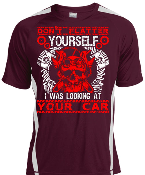I Was Looking At Your Car T Shirt, Being A Mechanic T Shirt, Cool Shirt