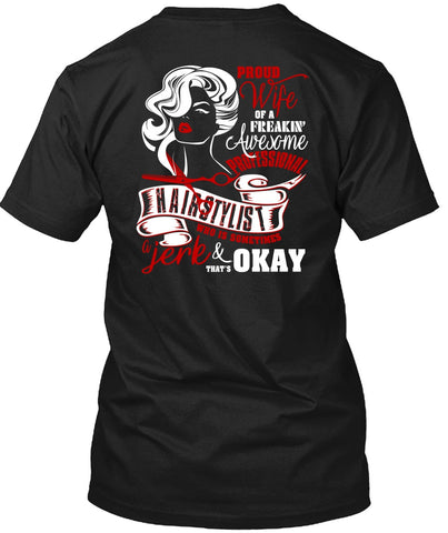 A black t-shirt with the shopify logo