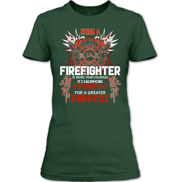 Being A Firefighter T Shirt, Coolest Firefighter T Shirt