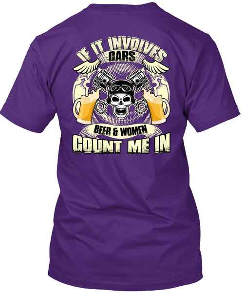 If It Involves Cars T Shirt, I Love Mechanic T Shirt