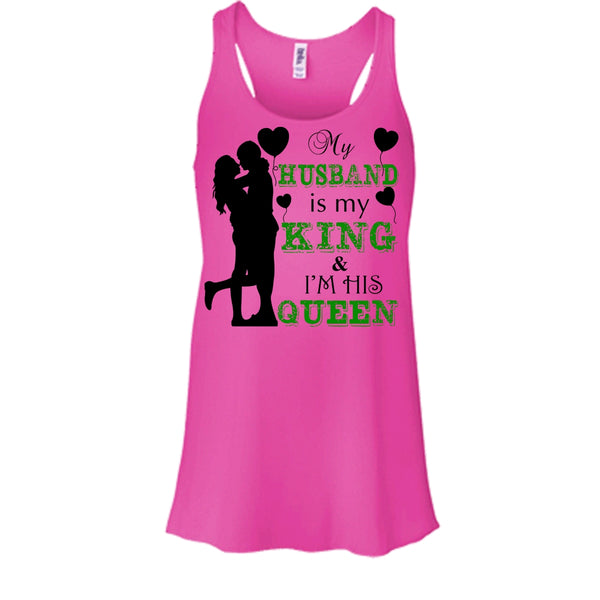 My Husband Is My King T Shirt, Gift For Wife T Shirt, Awesome t-shirts