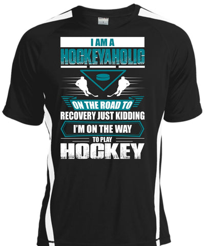 A black t-shirt with the shopify logo