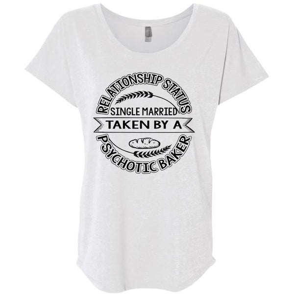 Married Taken By A Psychotic Baker T Shirt, I Love Baking T Shirt, Awesome T-Shirts
