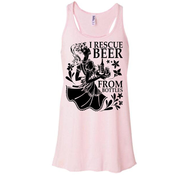 I Rescue Beer From Bottles T Shirt, I Love Drink Tank Top