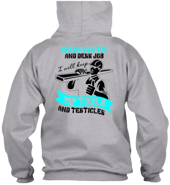 My Tools And Testicles T Shirt, I Love Ironworker T Shirt