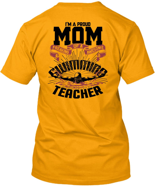 I'm A Proud Mom T Shirt, I Love Swimming T Shirt