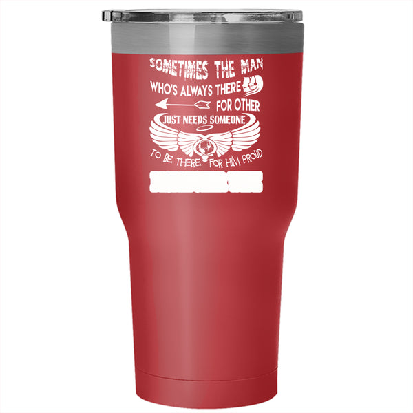Dispatcher Wife Tumbler 30 oz Stainless Steel, Funny Gift For My Wife Travel Mug