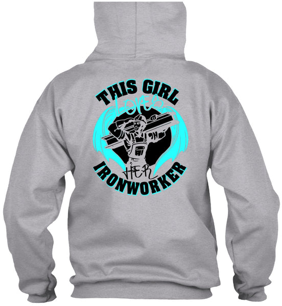 This Girl Loves Her Ironworker T Shirt, I Love Ironworker T Shirt