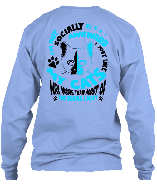 I Just Like My Cats T Shirt, I Love My Cat T Shirt