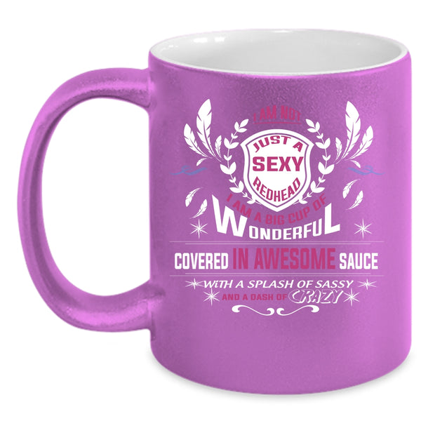 I Am Not Just A Redhead Coffee Mug, Crazy Hairstylist Coffee Cup