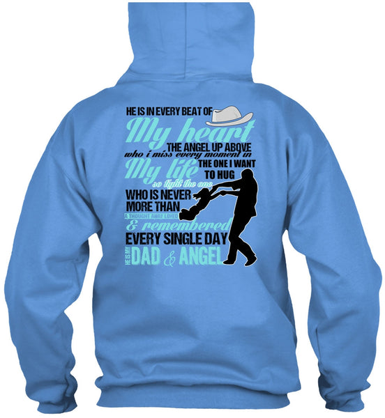 He Is My Dad And Angel T Shirt, I Love Dad T Shirt