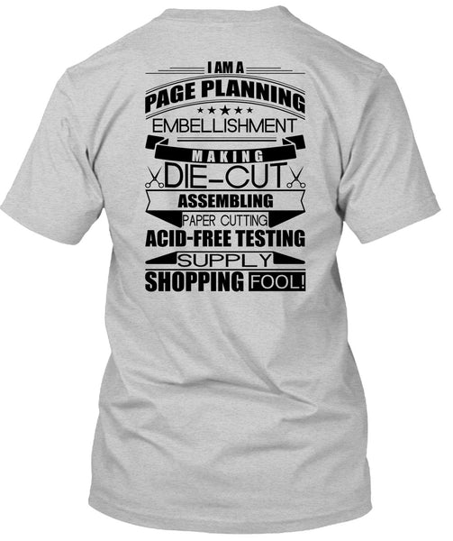 I Am A Page Panning T Shirt, I Love Planner T Shirt