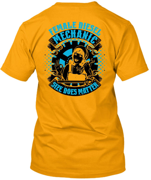 Female Diesel Mechanic T Shirt, I Love Mechanic T Shirt