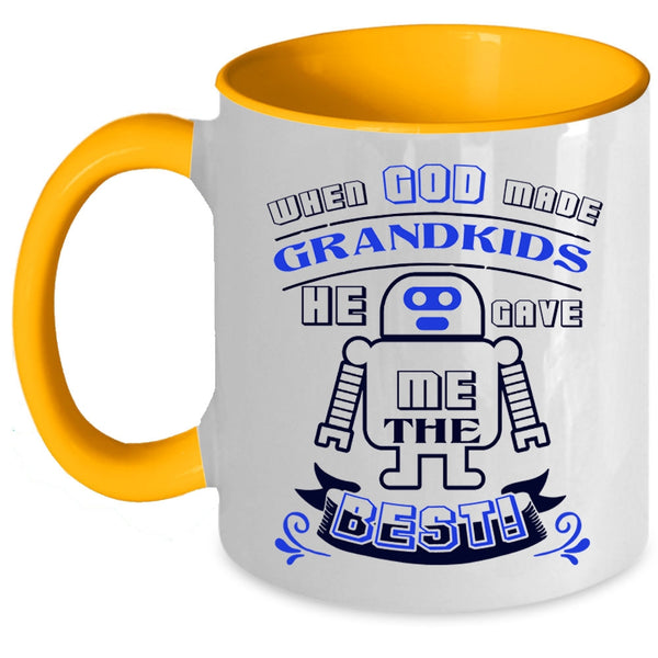 When God Made Grandkids Mug, He Gave Me The Best Cup