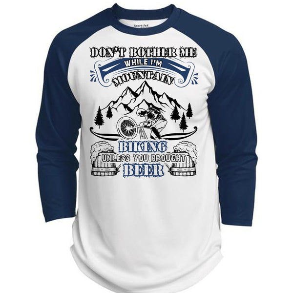 I'm Mountain Biking T Shirt, I Love Biker T Shirt, Awesome T-Shirts  (Polyester Game Baseball Jersey)