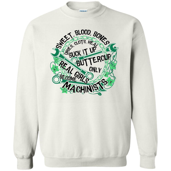 Coolest Mechanic Girls T Shirt, Sweet Blood Bones Sweatshirt