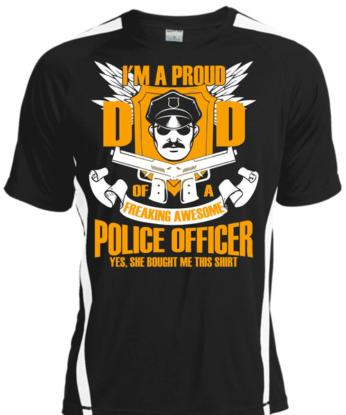 A black t-shirt with the shopify logo