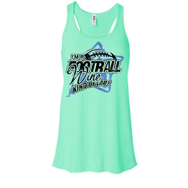 I'm A Football T Shirt, Coolest Football Lady Tank Top