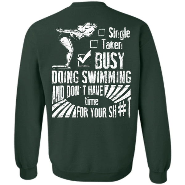 Being A Swimmer T Shirt, I Love Swimmer Sweatshirt