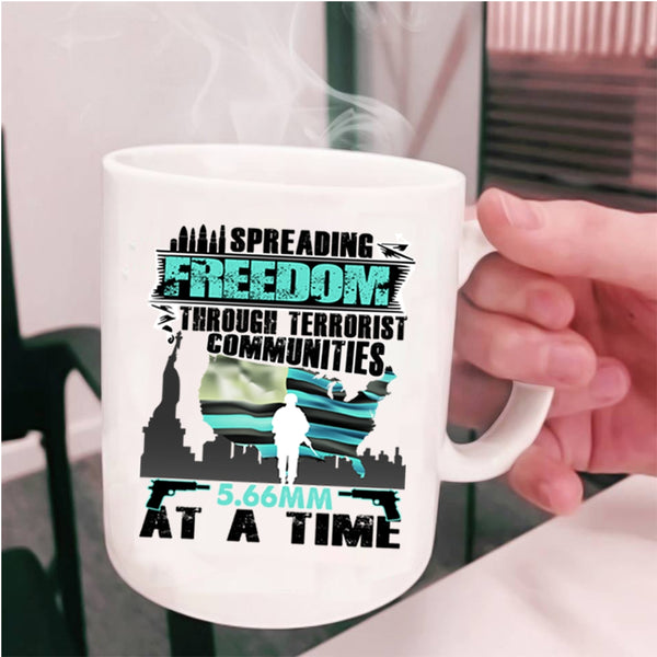 Cool Gift For Americans Coffee Mug, American Flag Cup