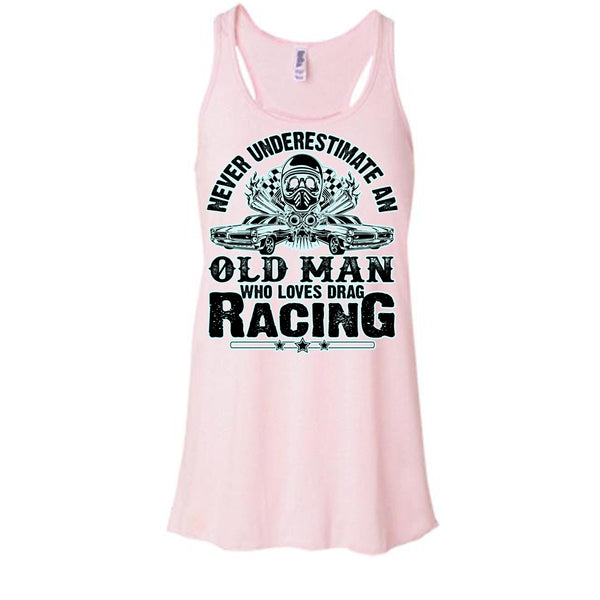 Never Underestimate T Shirt, Coolest Biker Tank Top