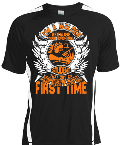 A black t-shirt with the shopify logo