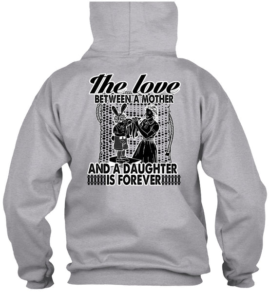 Mother And A Daughter T Shirt, I Love Mom T Shirt