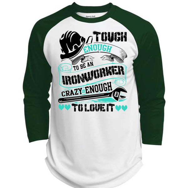 To Be An Ironworker T Shirt, I Love Ironworker T Shirt, Awesome T-Shirts  (Polyester Game Baseball Jersey)