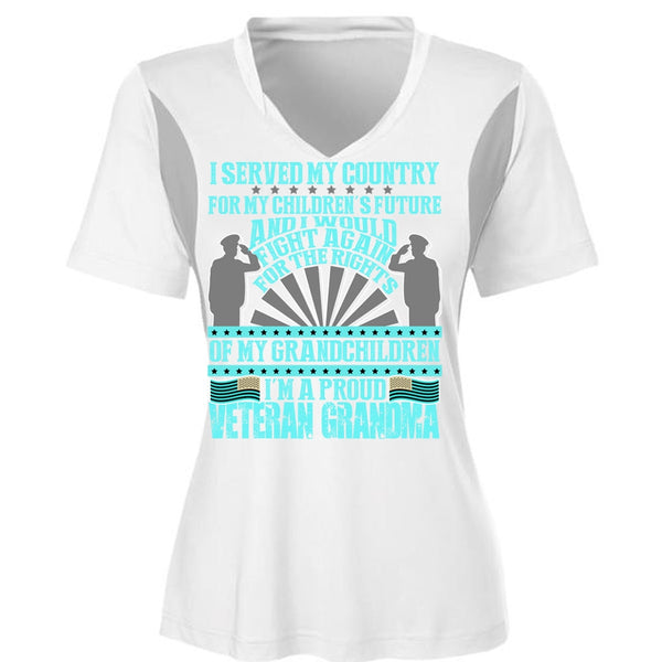 I'm A Proud Veteran Grandma T Shirt, I Love Veteran T Shirt, Awesome T-Shirts