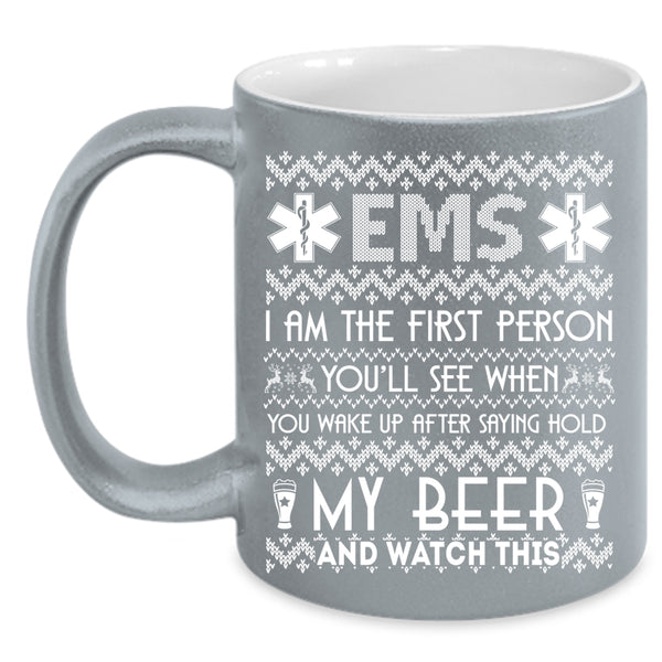 EMS Coffee Mug, Christmas Gift For Nurses Coffee Cup