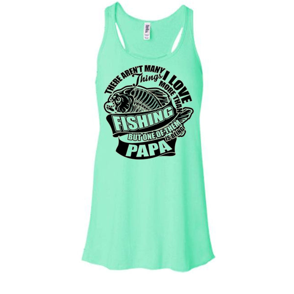 I Love More Than Fishing T Shirt, Fishing Dad Tank Top