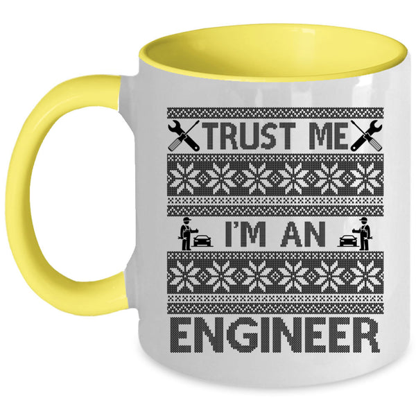 Ugly Christmas Coffee Mug, I'm An Engineer Accent Mug