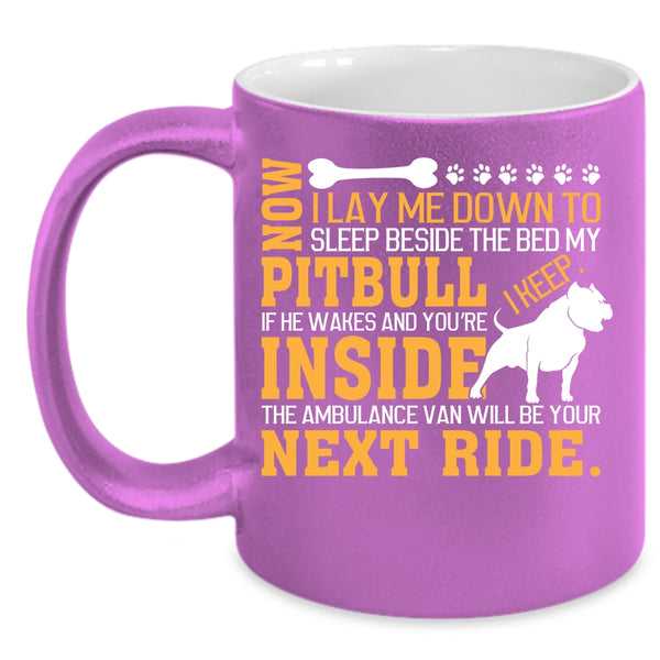 My Pit Bull Coffee Mug, Cute Gift For Dog Lovers Coffee Cup