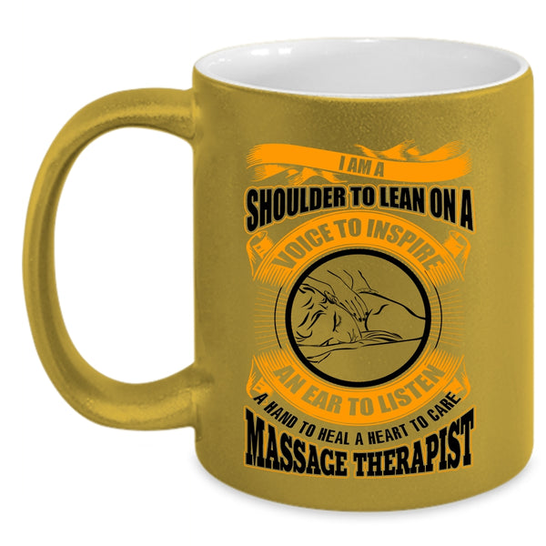 Cool Massage Therapist Coffee Mug, I Am A Massage Therapist Accent Mug