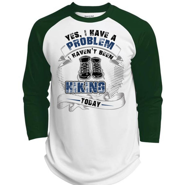 I Haven't Been Hiking Today T Shirt, I Love Hiking T Shirt, Awesome T-Shirts  (Polyester Game Baseball Jersey)